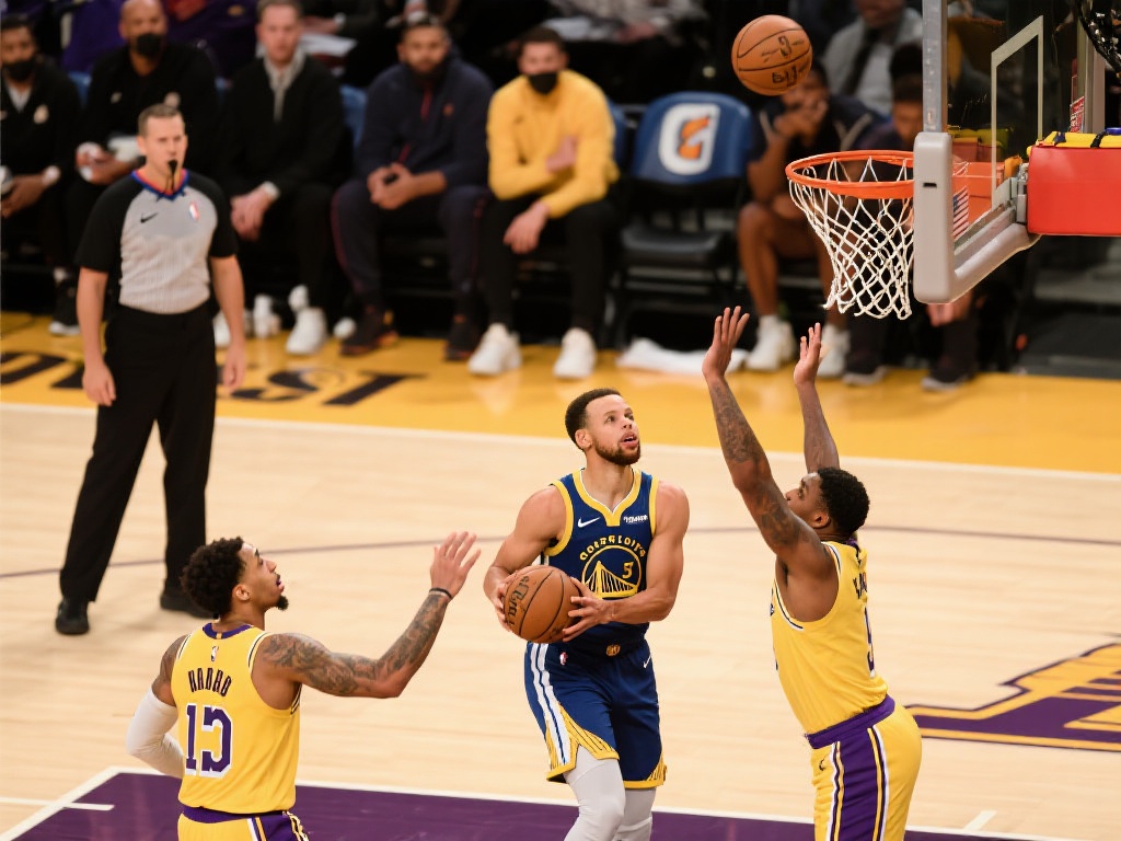 勇士掌控比赛，库里精准三分引关注
这场